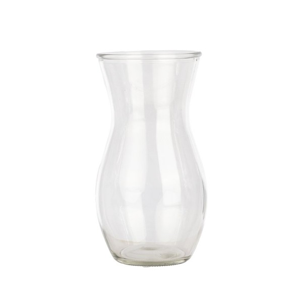 PORTAFLOR ABOMBADO CENTRO D13.5 H27 VIDRIO