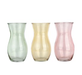 PORTAFLOR 3MIX COL ABOMBADO CENTRO D13.5 H27 VIDRIO