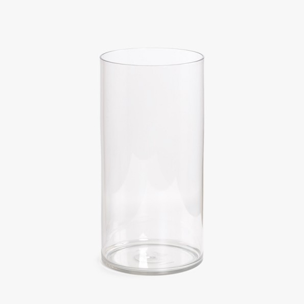 JARRON CILINDRICO ACRILICO 15X30CM