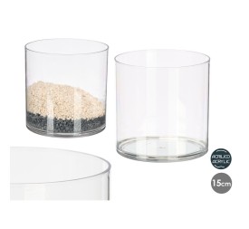 JARRON CILINDRO ACRILICO 15X15CM