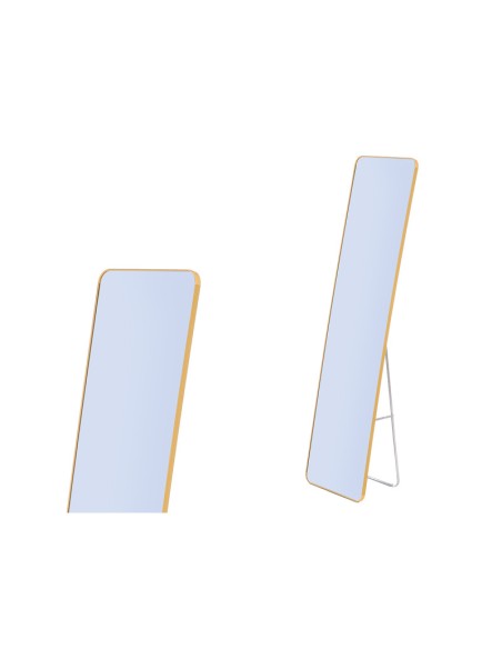 ESPEJO RECTANGULAR SOPORTE ORO