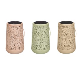 LAMPARA SOLAR FAROL CONICO ROMBOS SURT 3 COL