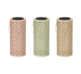 LAMPARA SOLAR REDONDA ALTA ROMBOS SURT 3 COL