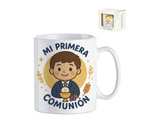 MUG EN CAJA REGALO COMUNION NIÑO