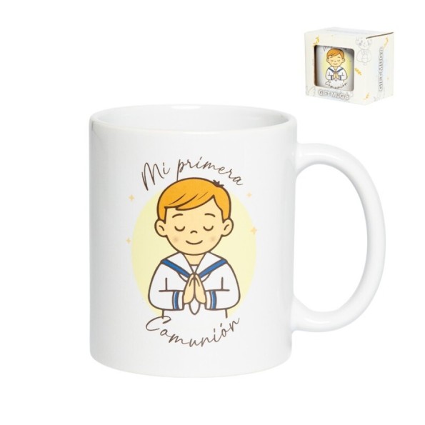 MUG CAJA REGALO COMUNION NIÑO