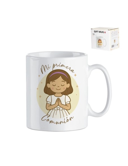 MUG CAJA REGALO COMUNION NIÑA