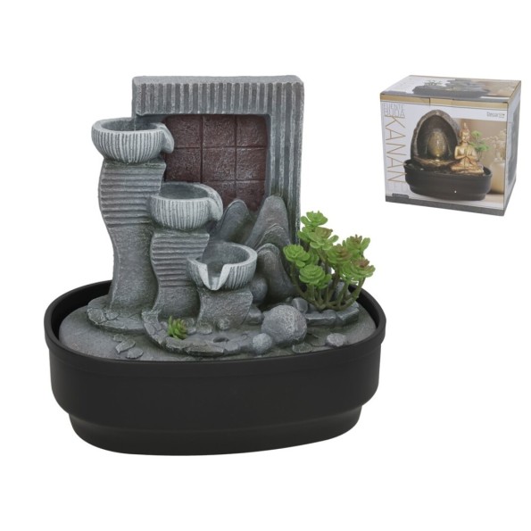 FUENTE JARDIN ARJUN LED 27,5X19X26 CM