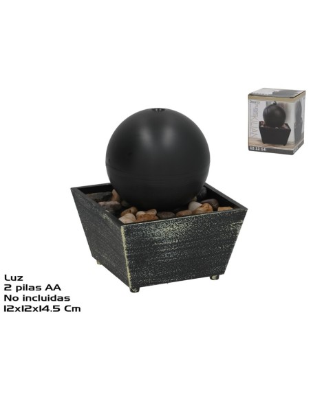 FUENTE CON LUZ KILIAN 12X12X14,5 CM