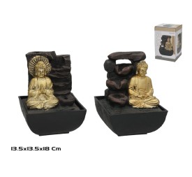FUENTE BUDA DHARMA C/LED FRIA 13.5X13.5X18CM 2 SUR