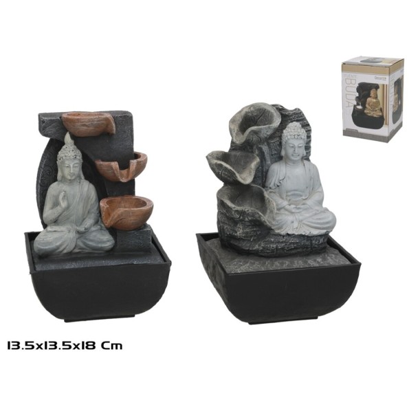 FUENTE BUDA BGAVA C/LED FRIA 13.5X13.5X18CM 2 SURT