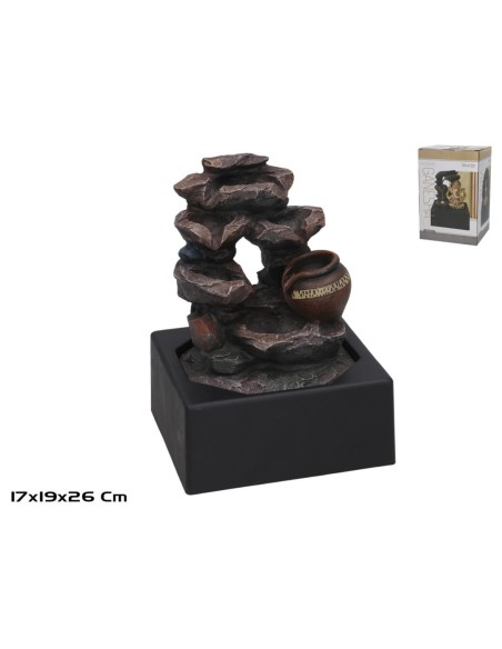 FUENTE NASONI C/ LED CALIDA 19X17X26CM