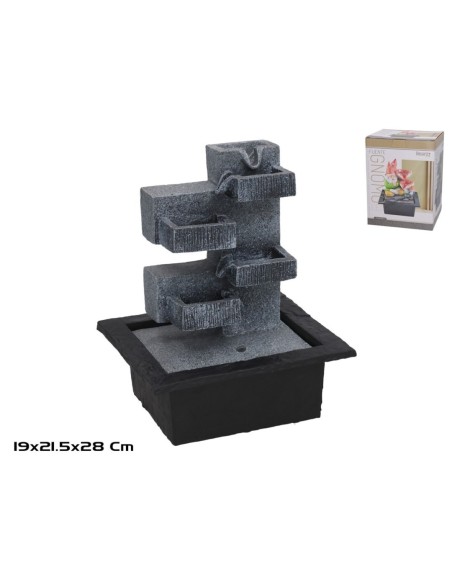 FUENTE WHITNEY C/LED CALIDA 21.5X19X28CM