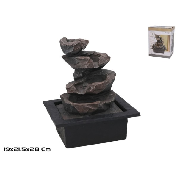 FUENTE BENAKI C/LED CALIDA 21.5X19X28CM