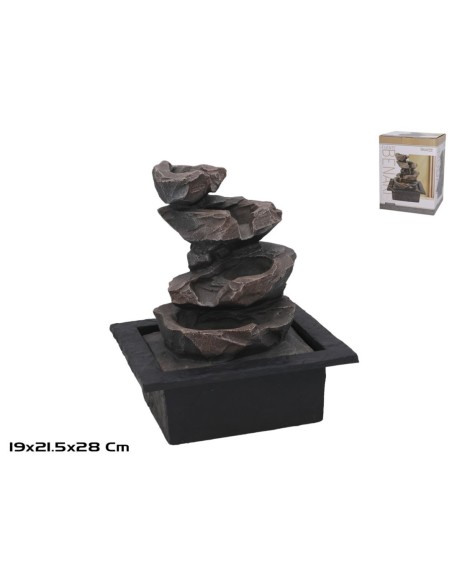 FUENTE BENAKI C/LED CALIDA 21.5X19X28CM