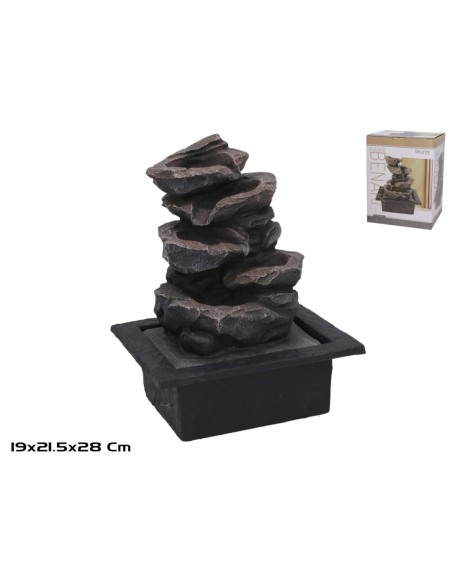 FUENTE RODAS C/LED CALIDA 21.5X19X28CM