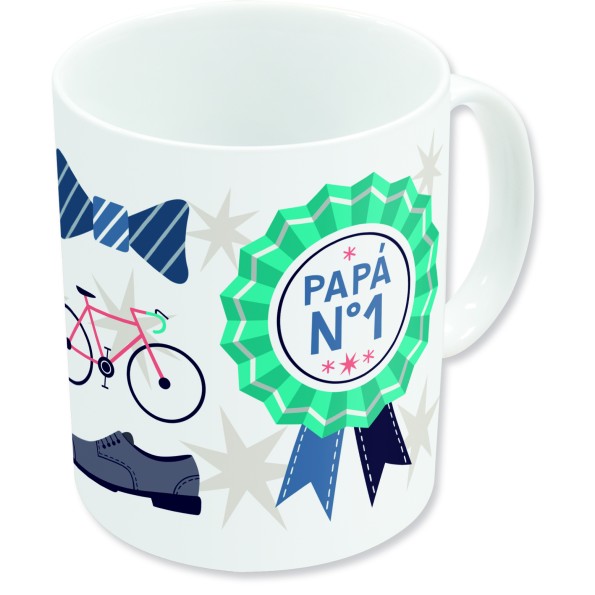 STOR TAZA CERAMICA SUBLIM (11 OZ / 325 ML) DIA DEL PADRE NUMERO 1