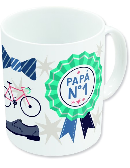 STOR TAZA CERAMICA SUBLIM (11 OZ / 325 ML) DIA DEL PADRE NUMERO 1