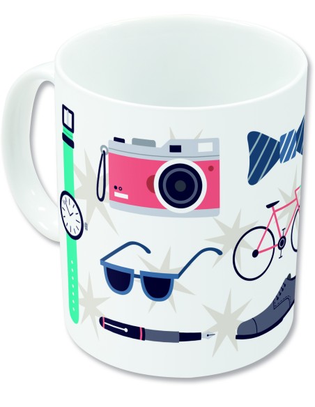 STOR TAZA CERAMICA SUBLIM (11 OZ / 325 ML) DIA DEL PADRE NUMERO 1