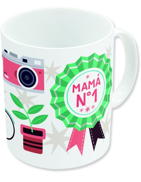 STOR TAZA CERAMICA SUBLIM (11 OZ / 325 ML) DIA DE LA MADRE NUMERO 1
