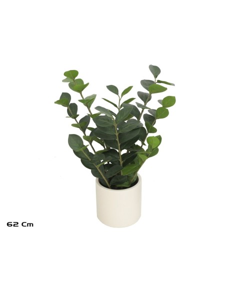 MACETA BLANCA LUX  ZAMIIFOLIA  62 CM