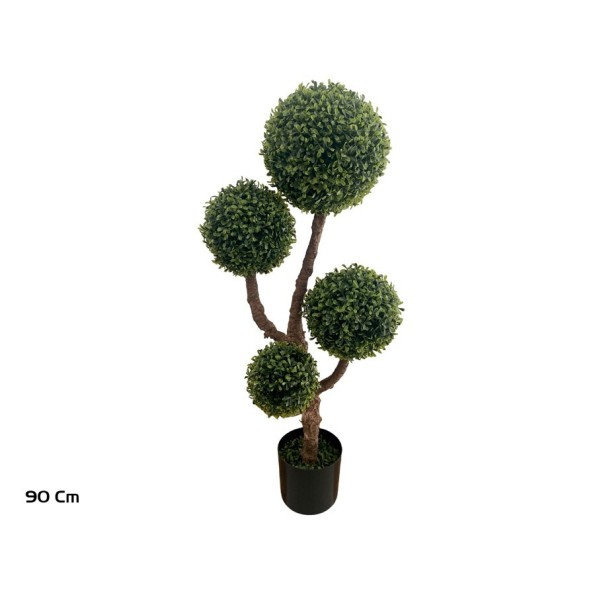 MACETA BOLAS BOJ TOPIARIO X 4 - 90 CM