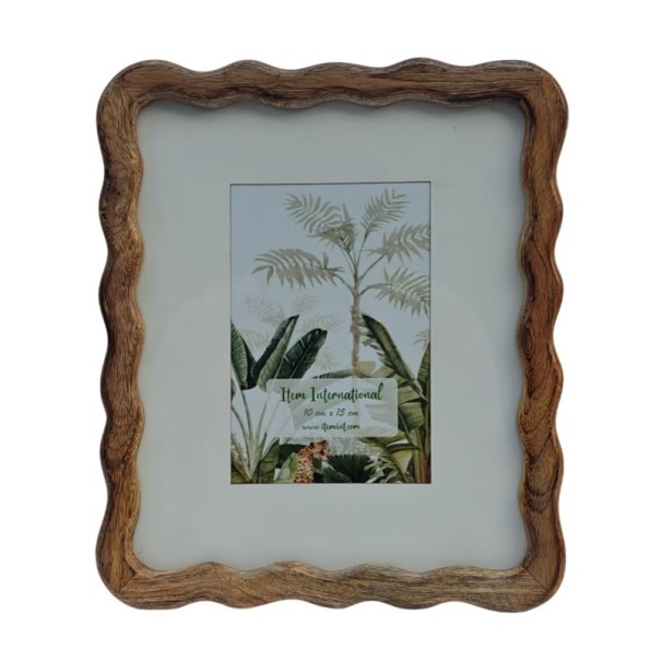MARCO FOTO 10X15 MANGO CRISTAL 24X2X27 PASPARTU