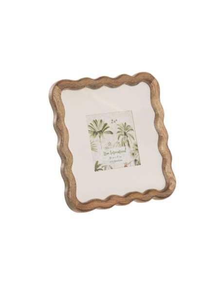 MARCO FOTO 10X10 MANGO CRISTAL 23X2X23 PASPARTU