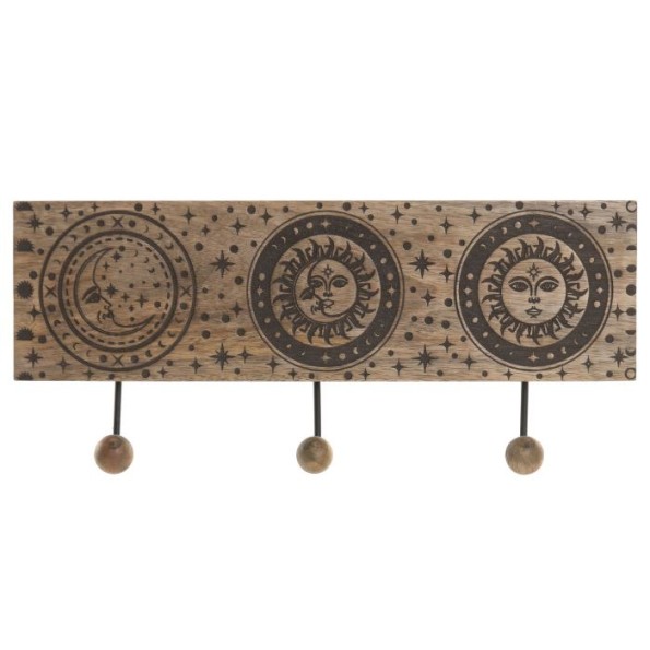 PERCHERO PARED MANGO HIERRO 38X5X16,5 ASTROS