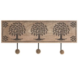 PERCHERO PARED MANGO 38X5X16,5 ARBOL DE LA VIDA
