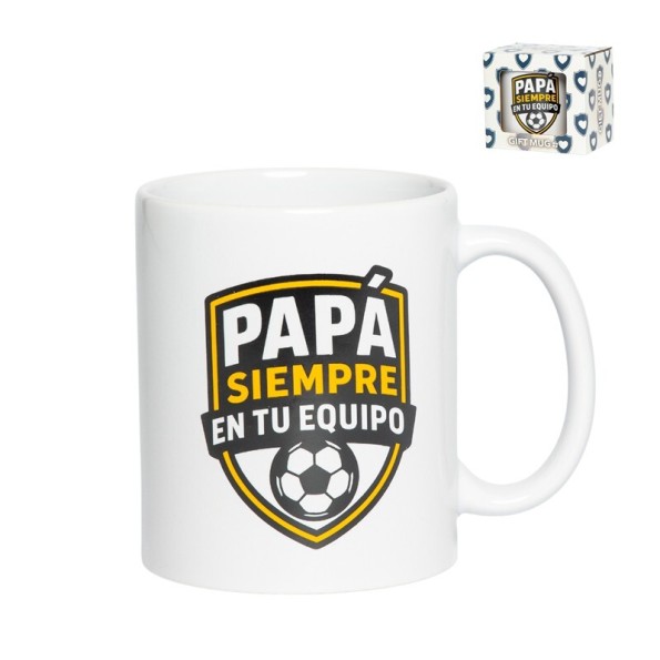 MUG EN CAJA REGALO EQUIPO PAPA
