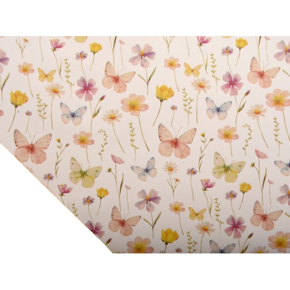 BOBINA BUTTERFLIES 0,7X40M BLANCO