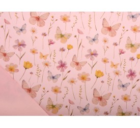 BOBINA BUTTERFLIES 0,7X40M ROSA