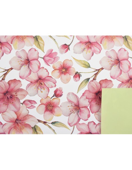 BOBINA MOMO 0,7X40M BLANCO  VERDE