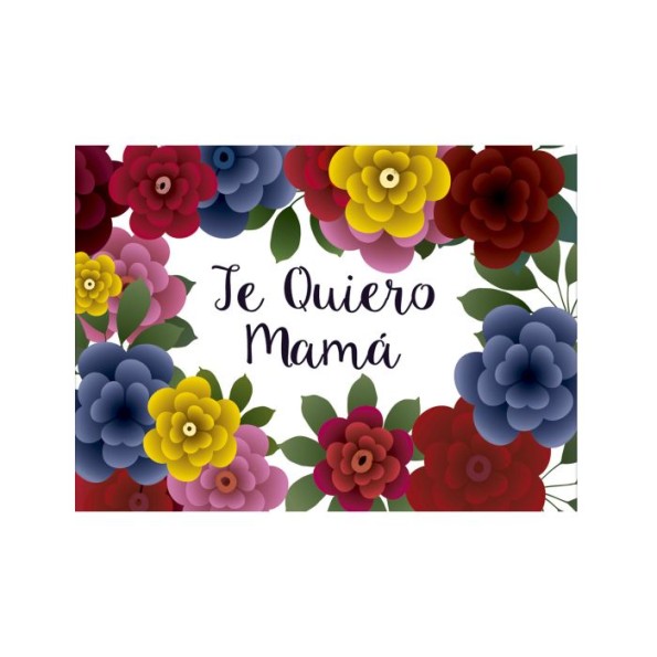 MINI CARD TE QUIERO MAMA