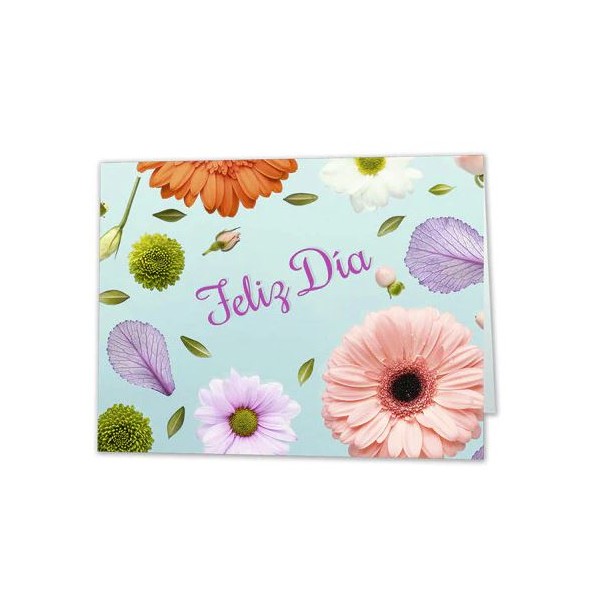 MINI CARD FLORECILLAS Feliz Dia