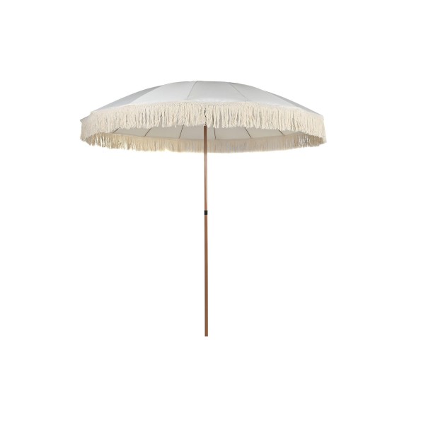 PARASOL POLIESTER ACERO 250X250X236 FLECOS BEIGE