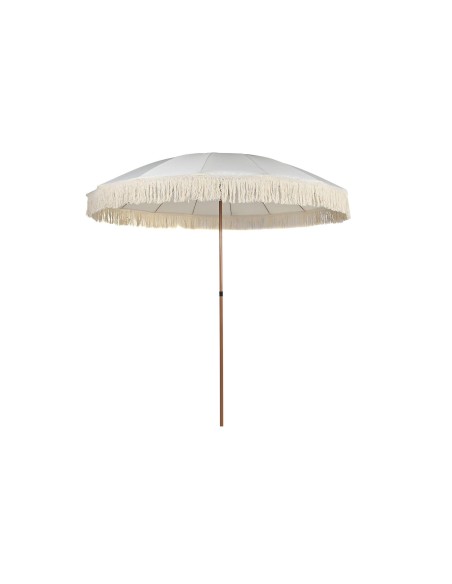 PARASOL POLIESTER ACERO 250X250X236 FLECOS BEIGE