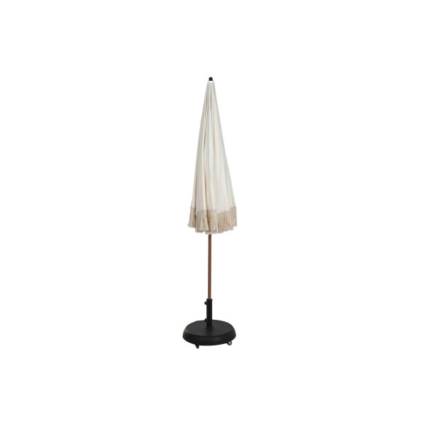 PARASOL POLIESTER ACERO 250X250X236 FLECOS BEIGE