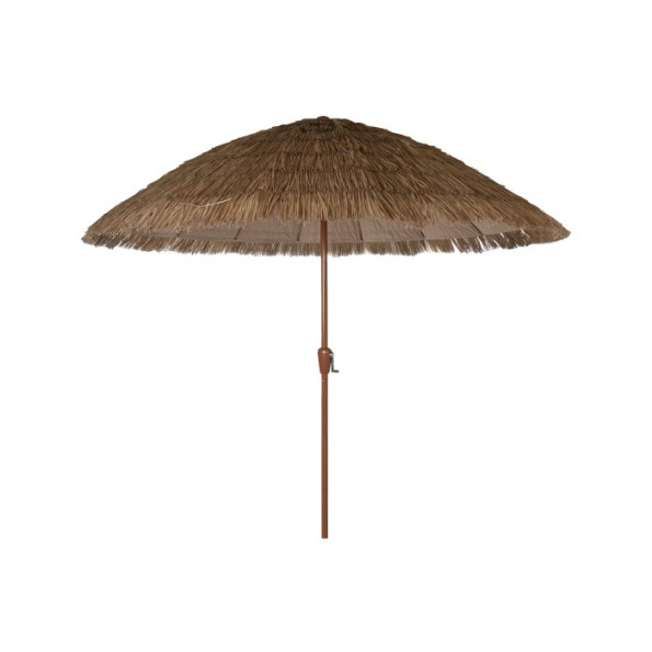 PARASOL ACERO PE 250X250X245 SINTETICO MARRON