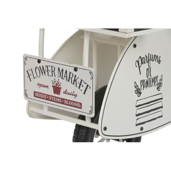 EXPOSITOR METAL 111X46X75 SCOOTER CREMA