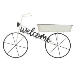 EXPOSITOR METAL 105X18X70 BICICLETA BLANCO