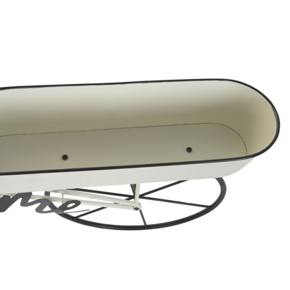 EXPOSITOR METAL 105X18X70 BICICLETA BLANCO