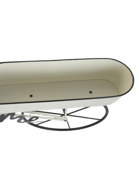 EXPOSITOR METAL 105X18X70 BICICLETA BLANCO