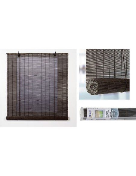 ESTOR BAMBU MARRON OSCURO 60x140cm