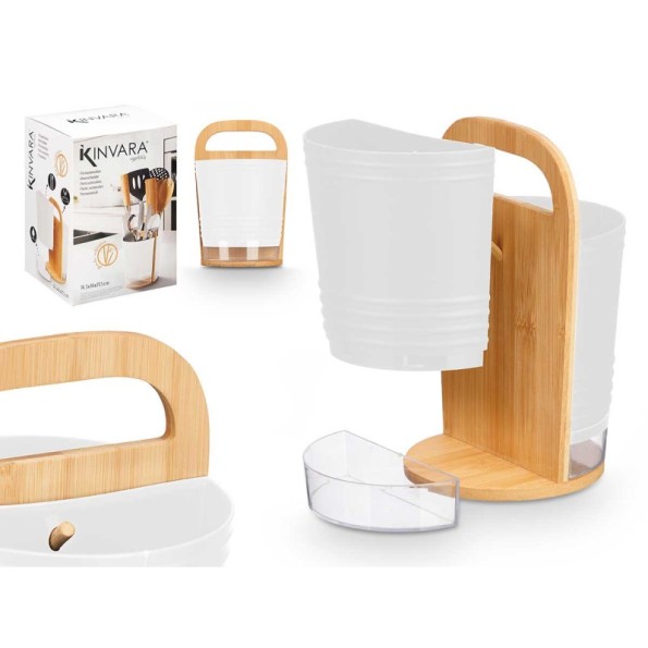 PORTAUTENSILIOS DOBLE ASA BLANCO