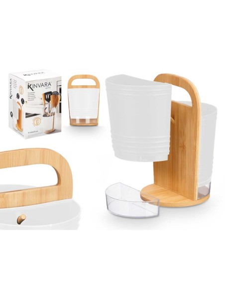 PORTAUTENSILIOS DOBLE ASA BLANCO