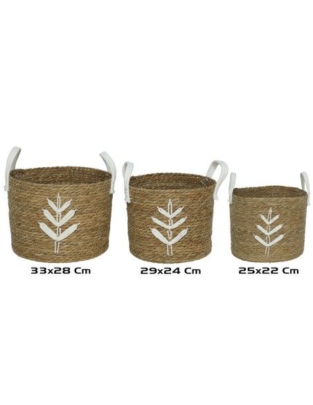 CESTA C/ASAS X3 OTUNY 33X28CM