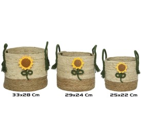 CESTA C/ASAS X3 MAPIUN 33X28CM