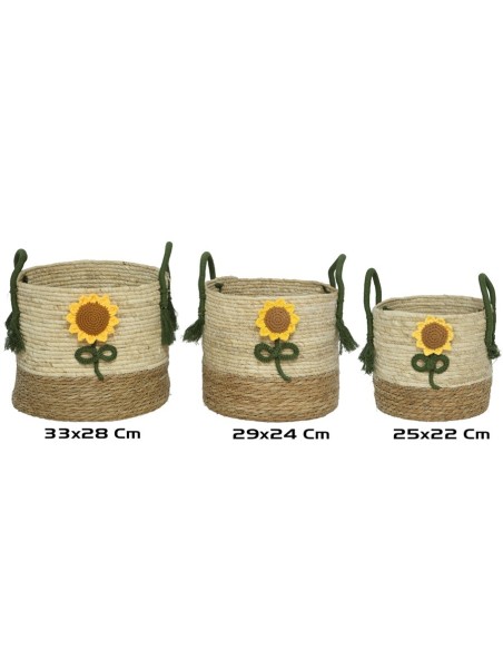 CESTA C/ASAS X3 MAPIUN 33X28CM