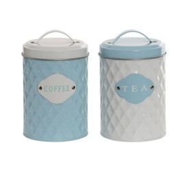 BOTE METAL 10,8X10,8X17,8 1630 ML. CAFE 2 SURT.